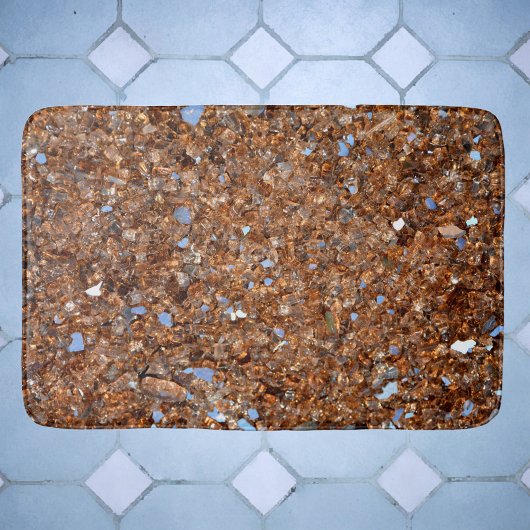 Golden Glass Badmat
