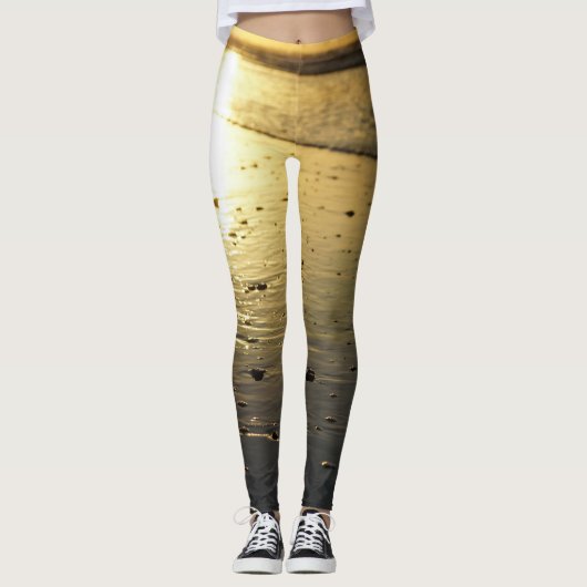 Golden Glassy Sand Leggings (Voorkant)