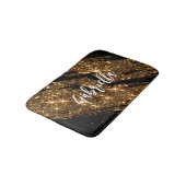 Golden Glitter Badmat (Gekanteld)
