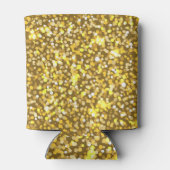 Golden glitter blikjeskoeler (Achterkant)