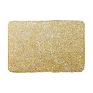 Golden Glitter Diamond Badmat