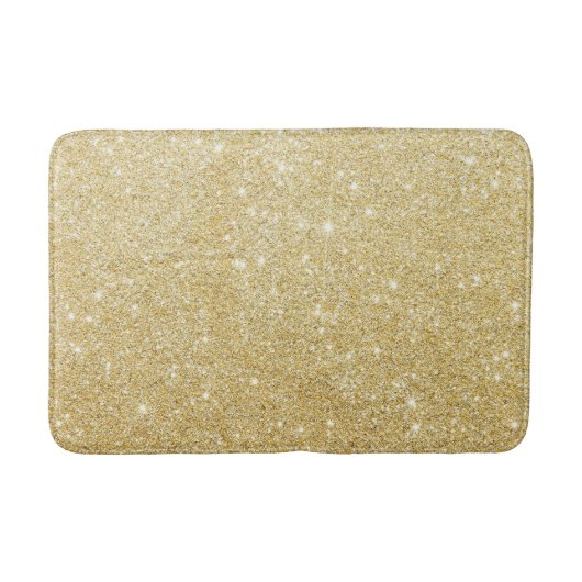 Golden Glitter Diamond Badmat (Voorkant)