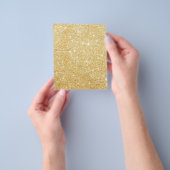 Golden Glitter Diamond Flyer (Hand)