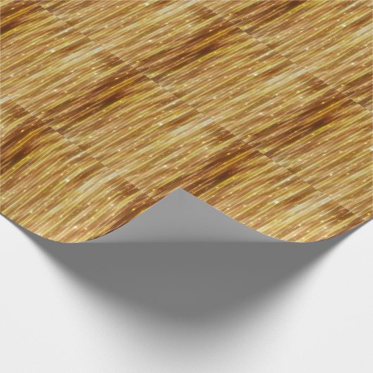 Golden Glitter: heldere Abstracte achtergrond. Cadeaupapier (Hoek)