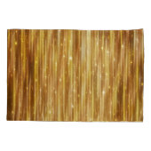 Golden Glitter: heldere Abstracte achtergrond. Kussensloop (Achterkant)