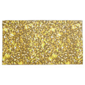 Golden glitter kussensloop (Voorkant-Rechts)