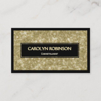 Golden Glitter met zwart label