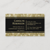 Golden Glitter met zwart label (Achterkant)