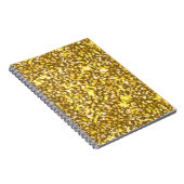 Golden glitter notitieboek (Rechterzijde)