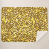 Golden glitter sherpa deken (Voorkant (horizontaal))