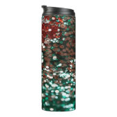 Golden Glitter Sparkling Christmas Thermosbeker (Geroteerd rechts)