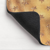 Golden Glitter Stars Muismat (Hoek)