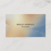 Golden Glittering Texture Visitekaartje (Voorkant)