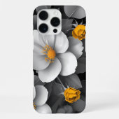 Golden Glow Blooms iPhone Hoesje (Achterkant)