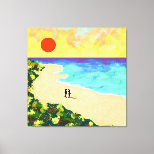 Golden Glow Canvas Afdruk (Voorkant)