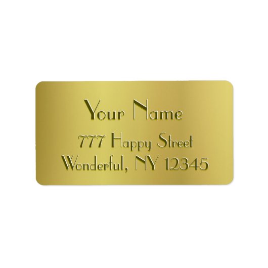 Golden Glow Etiket (Voorkant)