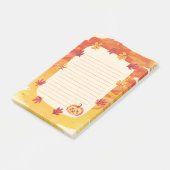 Golden Glow & Grinning Gourd Post-it® Notes (Schuin)