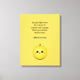 Golden Glow Kiwi Canvas Afdruk