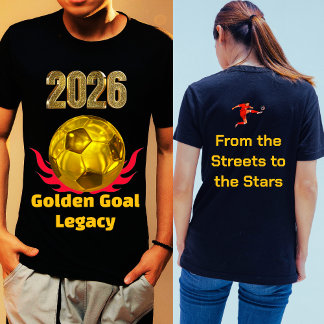 Golden Goal Legacy Wereldkampioenschap T-shirt