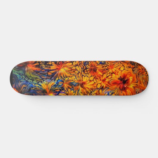Golden Goddess Art Abstrait Skateboard Deck (Horz)