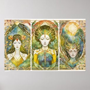 Golden Goddess Poster