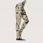 **"Golden Grace: A Palomino Photo Collage"** Leggings (Rechts)