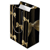 Golden Grace Gift Bag Medium Cadeauzakje (Achterkant Gekanteld)