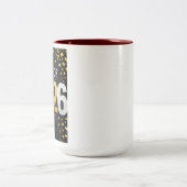 Golden Graduation Celebration Card mug (Centre)