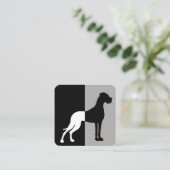 Golden Great Dane Fancy Visitekaartjes (Staand voorkant)