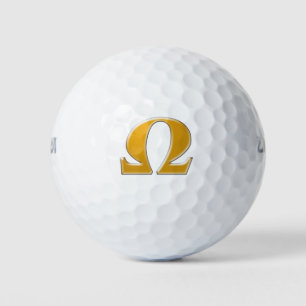 Golden Greek Omega - Symbool van verzet Golfballen