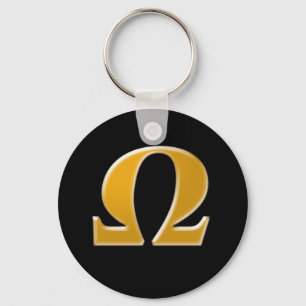 Golden Greek Omega - Symbool van verzet Sleutelhanger