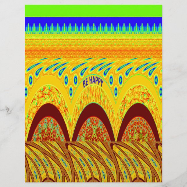 Golden green African Traditional Color (Voorkant)