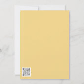 Golden Green Trees Faith Bible Verse Carte Plat (Dos)