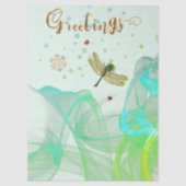 Golden Greetings  Tissuepapier (Voorkant)