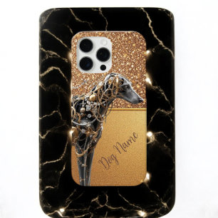 Golden Greyhound Shine iPhone 16 Pro Max Hoesje