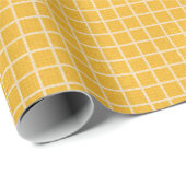 Golden Grid Premium Matte Wrapping Paper Cadeaupapier (Rol Hoek)