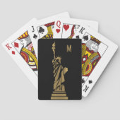GOLDEN GRUNGE STATUT OF LIBERTY POKERKAARTEN (Achterkant)