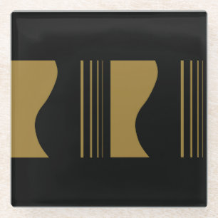 Golden Guitar Glazen Onderzetter