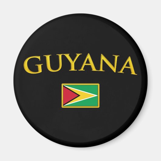 Golden Guyana Magneet (Voorkant)