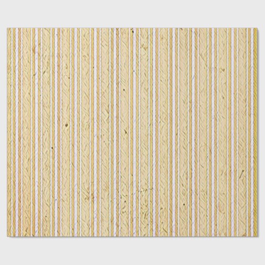 Golden hakpapier met stripper cadeaupapier (Vlak)