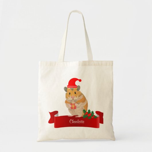 Golden Hamster gepersonaliseerd Tote Bag (Voorkant)