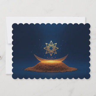 Golden Harmony – Shree Yantra’s Divine Resonance Feestdagenkaart