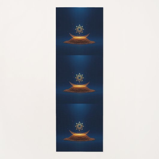 Golden Harmony – Shree Yantra’s Divine Resonance Yogamat (Voorkant)