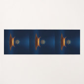 Golden Harmony – Shree Yantra’s Divine Resonance Yogamat (Voorkant (horizontaal))
