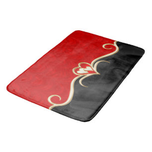 Golden harten badmat