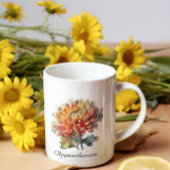 Golden Harvest Chrysanthemum, op maat Extra Grote Beker