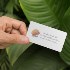 Golden Harvest Chrysanthemum, op maat Visitekaartje