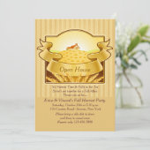 Golden Harvest Invitation Kaart (Staand voorkant)