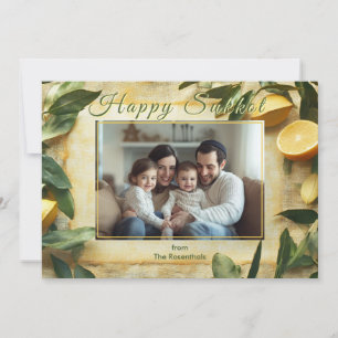 Golden Harvest : Une carte de fête de Sukkot