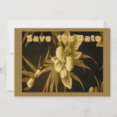 Golden Hawaiian Tropical Save The Date (Voorkant)